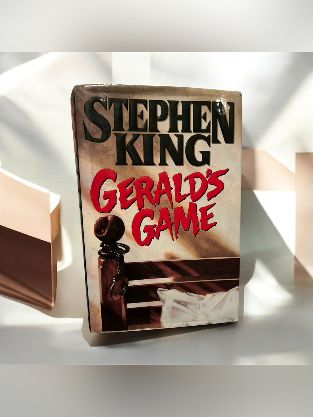 HORROR/THRILLER Gerald's Game 1st Edition Vintage Hardcover by Stephen King